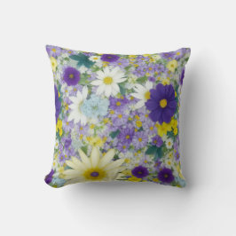 Almofada Flores de Algodão bonito