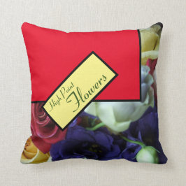 Almofada Flores de Alto Ponto