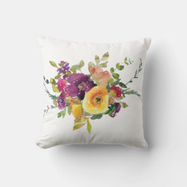 Almofada Flores de Aquarela