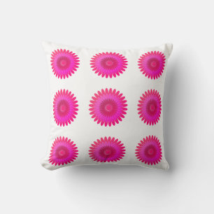 Almofada Flores de Gerbera, decoração interior.
