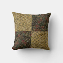 Flores de Luxo e Padrão Dourado, Dourado Preto Ver