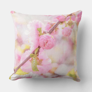 Almofada Flores de sakura rosa - Flor de cerejeira japonesa