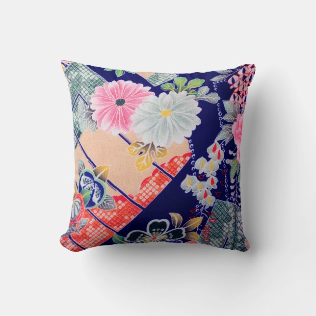 Almofada Flores, Design japonês (Frente)