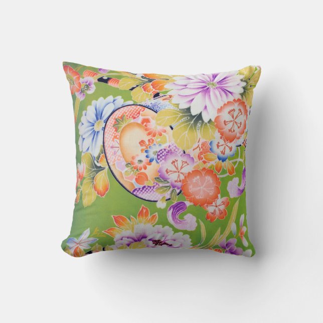 Almofada Flores, Design japonês (Frente)