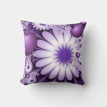 Flores e Corações Abstratos em Fractal de Amor
