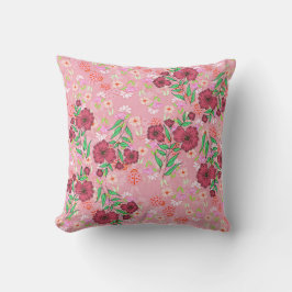 almofada flores e joaninhas