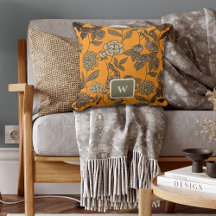 Flores Exóticas de Outono Personalizam Monograma