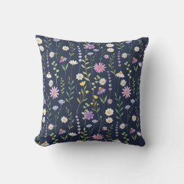 Almofada Flores Florais De Padrões De Superfície Da Moda