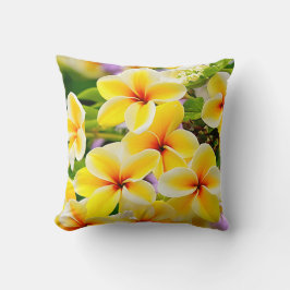 Almofada flores lilás amarelas