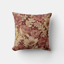 Flores Luxuosas, Dourado Marrom, Elegante Bonito