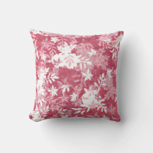 Almofada Flores Marigold, cor-de-rosa, Abstrato Elegante