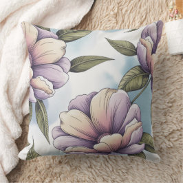 Almofada Flores Pastel Elegantes