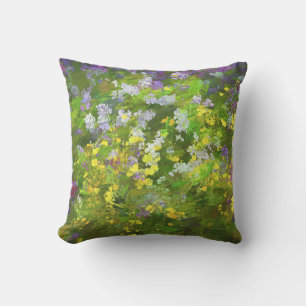 Almofada Flores Selvagens Impasto - Arte Flor Original