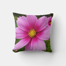 Almofada Flores Silvestres Cosmos Rosa