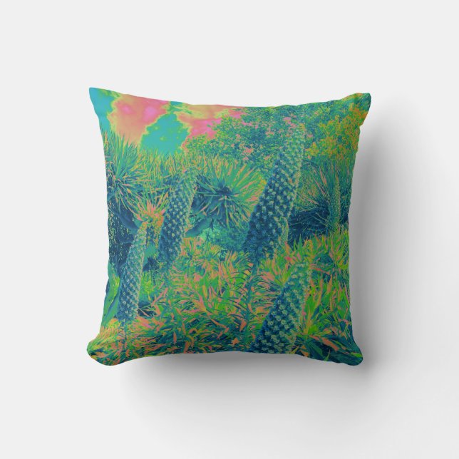 Almofada Flores Tropicais De Echium Vibe (Frente)