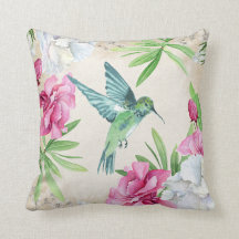 Flores tropicais que voam o colibri