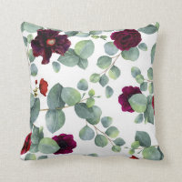 Flores Vermelhas e Eucalyptus Greenery