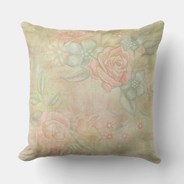 Almofada Flores Vintage (Frente)