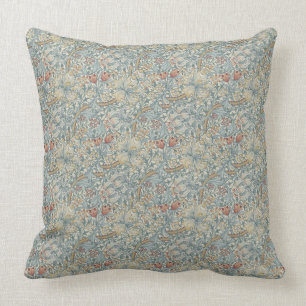 Almofada Flores Vintage William Morris Ouro Lily