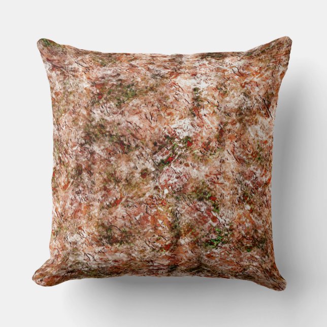 Almofada Floresta de acer sob algodão ou rocha sob terra (Frente)