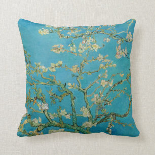 Almofada Floresta de Amêndoa Brilhante por Van Gogh