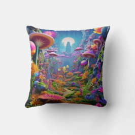 Almofada Floresta de Cogumelos Encantada – Fungos Fantástic