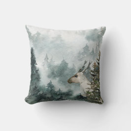 Almofada Floresta de Montanha Jovem Stag da Floresta de Woo