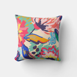 Almofada Floresta e rosas