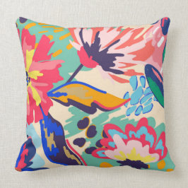 Almofada Floresta e rosas