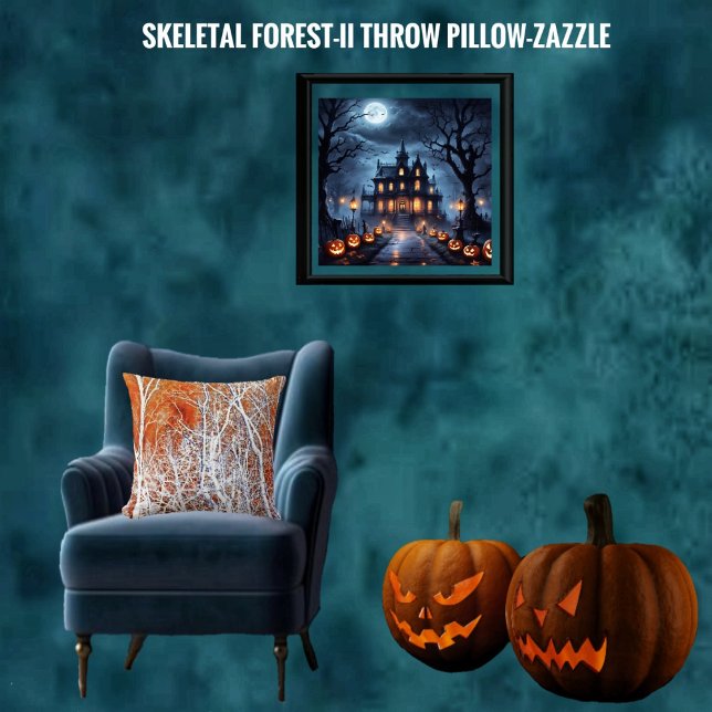 Almofada Floresta Esqueletal II (Criador carregado)