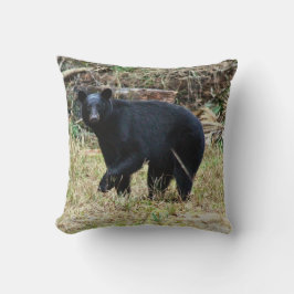 Almofada Florida Black Bear Throw Pillow