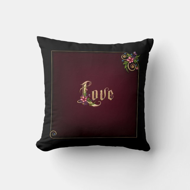 Almofada Flourina Love - Personalizável (Frente)