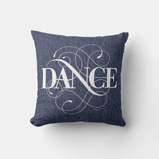 Almofada Flourish da dança (Frente)