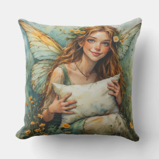 Almofada Flower Fairy Holding Pillow