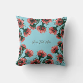 Almofada Flowers in Vase Watercolor