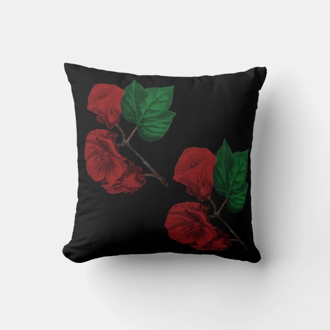 Almofada  Flowers Throw Pillow (Frente)