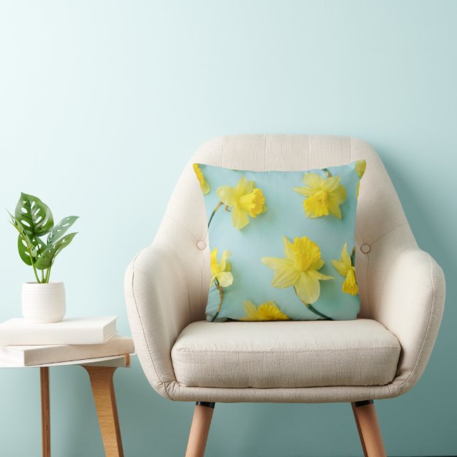 Almofada Flowers | Yellow Daffodils (Cadeira)
