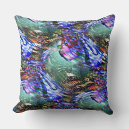 Almofada Flutuação colorida da imagem virtual sobre a nave