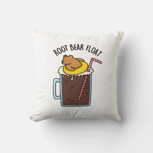 Almofada Flutuador de Root Bear Piada Divertida de Root Bee (Frente)