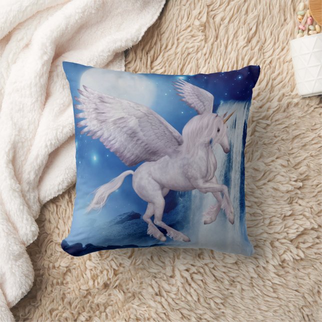 Almofada Flying Unicorn Fantasy Art (Cobertor)