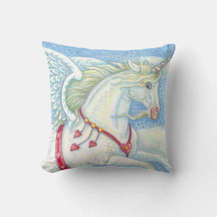 Almofada Flying Unicorn Pegasus HORSE TRAVESSEIRO DECORATIV