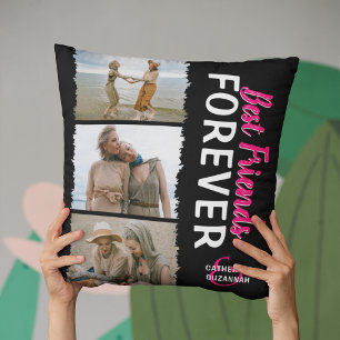 Almofada Fofa 'Melhores Amigas Para Sempre' 3 Fotos