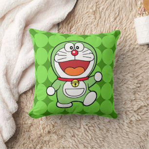 Almofada Fofo Doraemon Mini Anime Verde