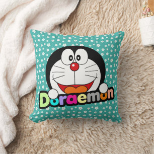 Almofada Fofo Kawaii Doraemon Anime Preto