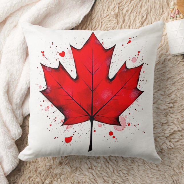 Almofada Folha de Alma do Canadá (Cobertor)