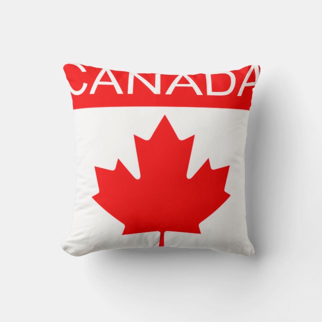 Almofada Folha de Bordo do Canadá (Frente)