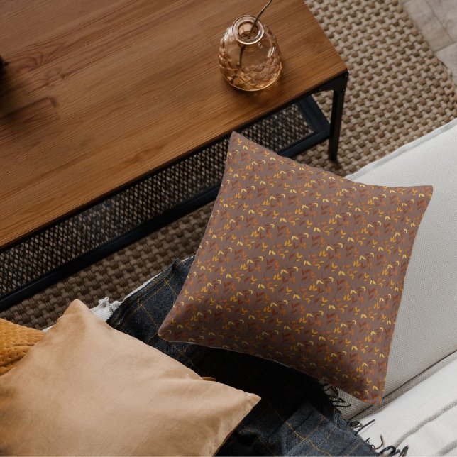 Almofada Folha de outono Elegante (Criador carregado)