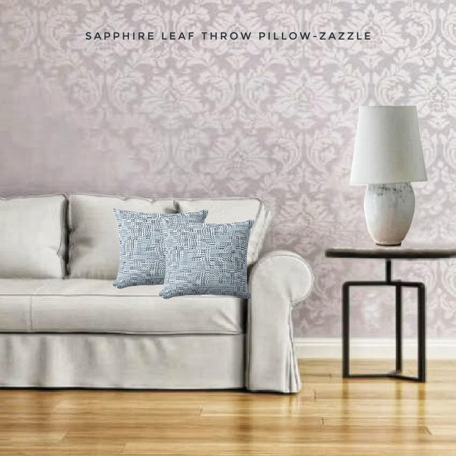 Almofada Folha de Sapphire (Criador carregado)