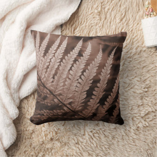 Almofada Folhagem Botânica Mocha Mousse
