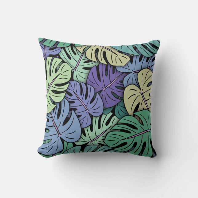 Almofada Folhas de Monstera #6 (Frente)